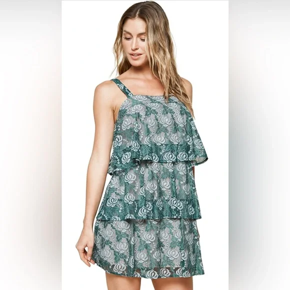 green emerald velvet dress Sugarlips Strapless Bubble Mini Dress – Be Mine Boutique West Reading main image 1